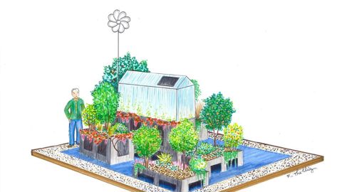 Projet «Acqua Alta» en croquis… par François Thelliez, du syndicat horticole du Loiret et le CDHR Centre-Val de Loire…